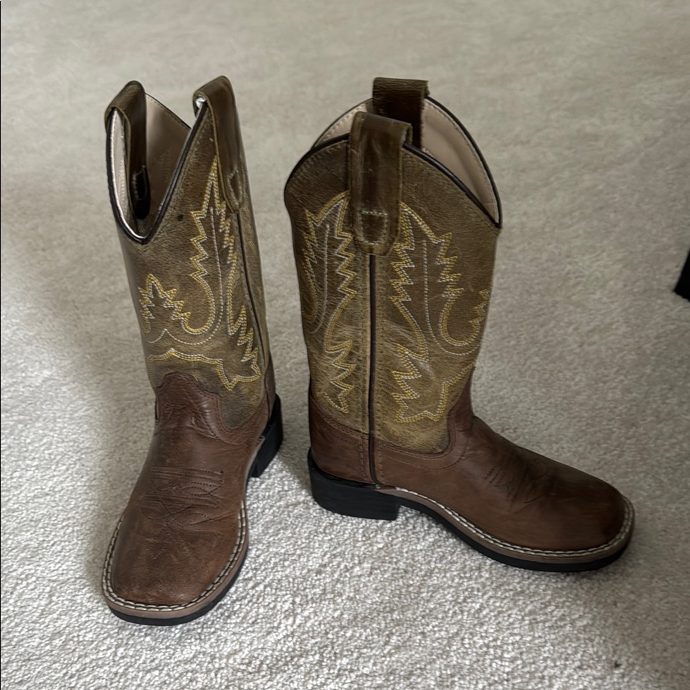 Kids Brown Cowboy Boots